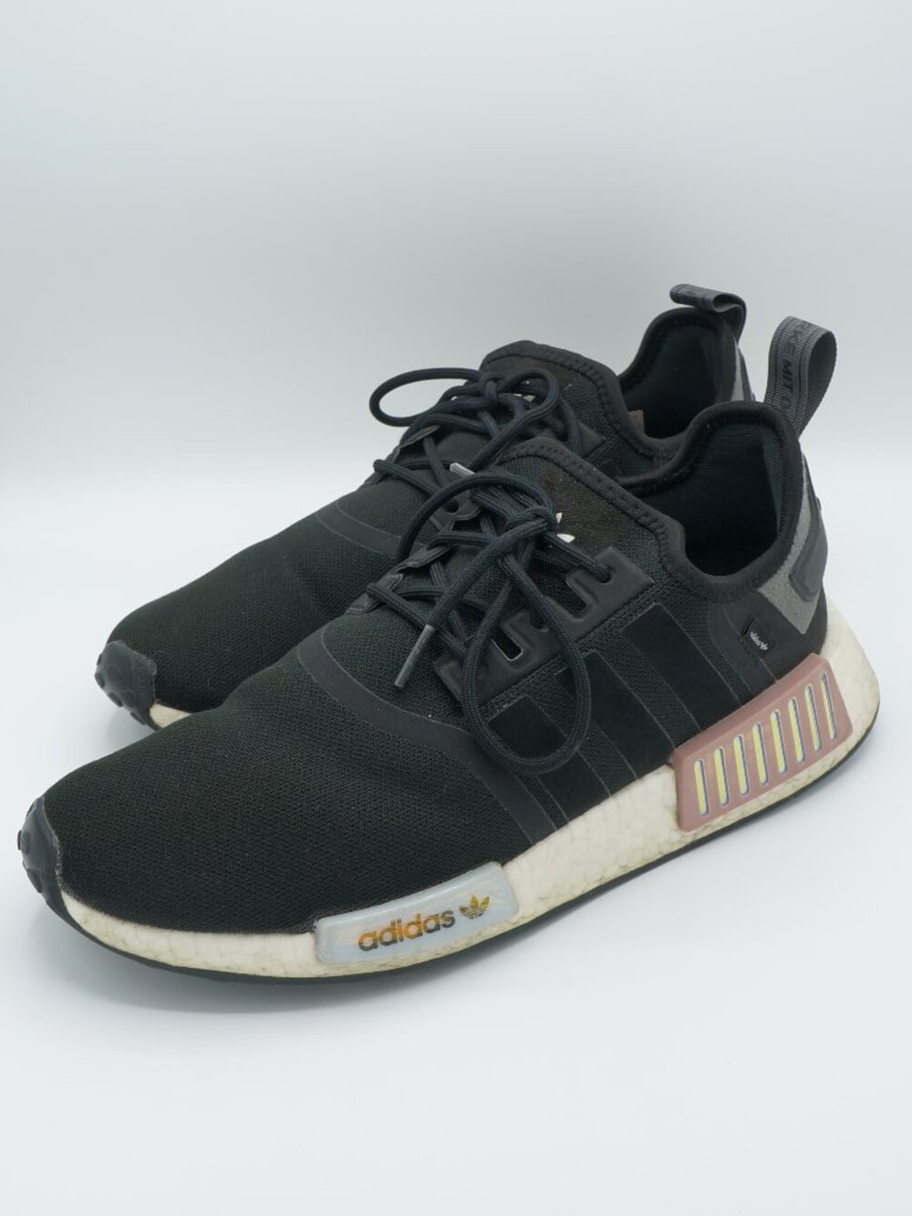 Adidas NMD R1 Women's Size 10.5 Black Rose Gold Boost Sneakers
